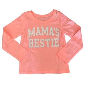 📍🆕🏷  The Children’s Place l/s tee Mama’s Bestie 2T